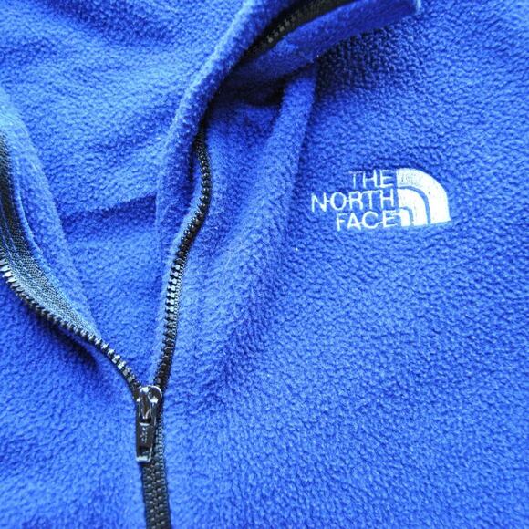 The North Face Fleece Zip up Jacket Blue Medium Kids - Picture 4 of 6